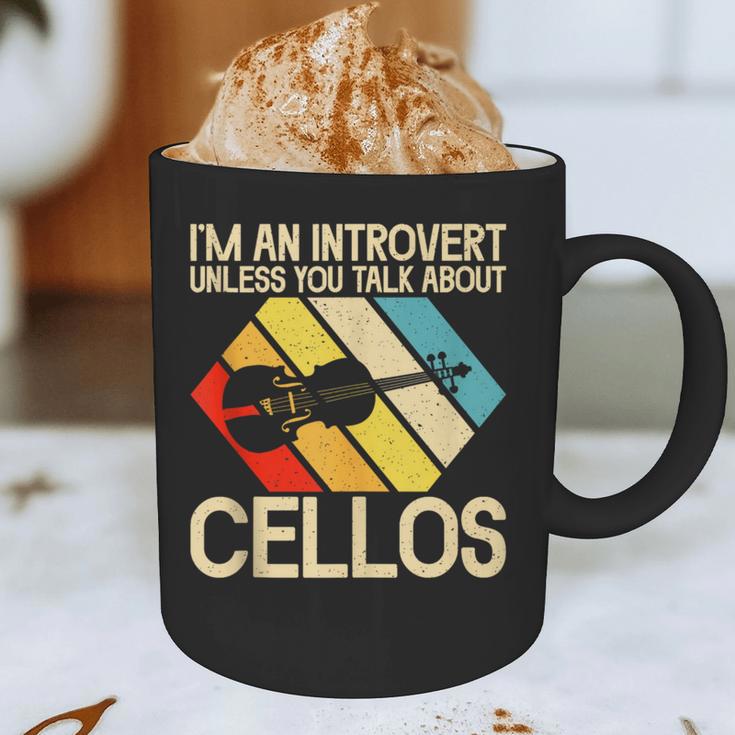 Im An Introvert Unless You Talk About Cellos Graphic Print Coffee Mug Im An Introvert Unless You Talk About Cellos Graphic Print Coffee Mug