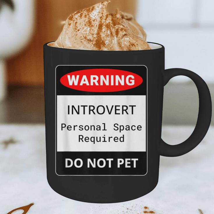 Introvert Warning Danger Do Not Pet Disturb Anti-Social Graphic Print Coffee Mug Introvert Warning Danger Do Not Pet Disturb Anti-Social Graphic Print Coffee Mug