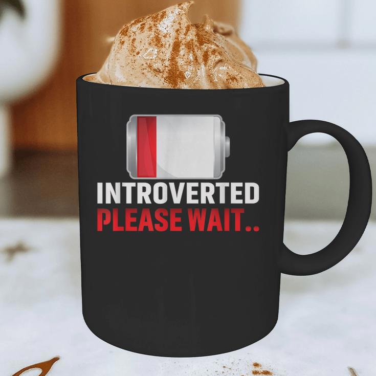 Introverted Please Wait Introvert Saying Sarcasm Graphic Print Coffee Mug Introverted Please Wait Introvert Saying Sarcasm Graphic Print Coffee Mug
