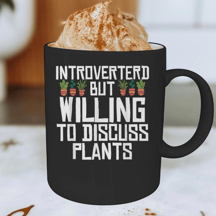 Introverted But Willing To Discuss Plants Gardening Graphic Print Coffee Mug Introverted But Willing To Discuss Plants Gardening Graphic Print Coffee Mug