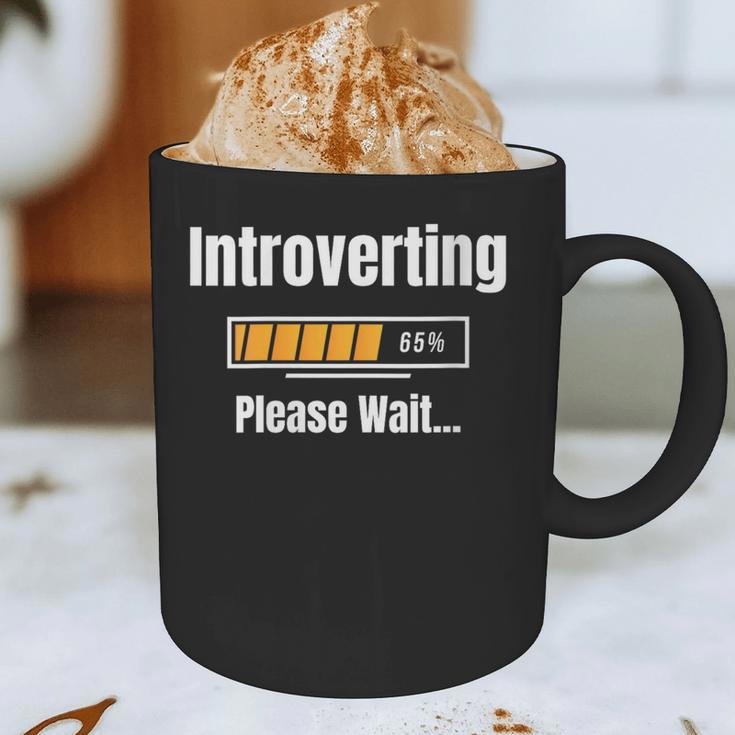 Introverting Please Wait Humor Sarcastic Geek Gamer Jokes Graphic Print Coffee Mug Introverting Please Wait Humor Sarcastic Geek Gamer Jokes Graphic Print Coffee Mug