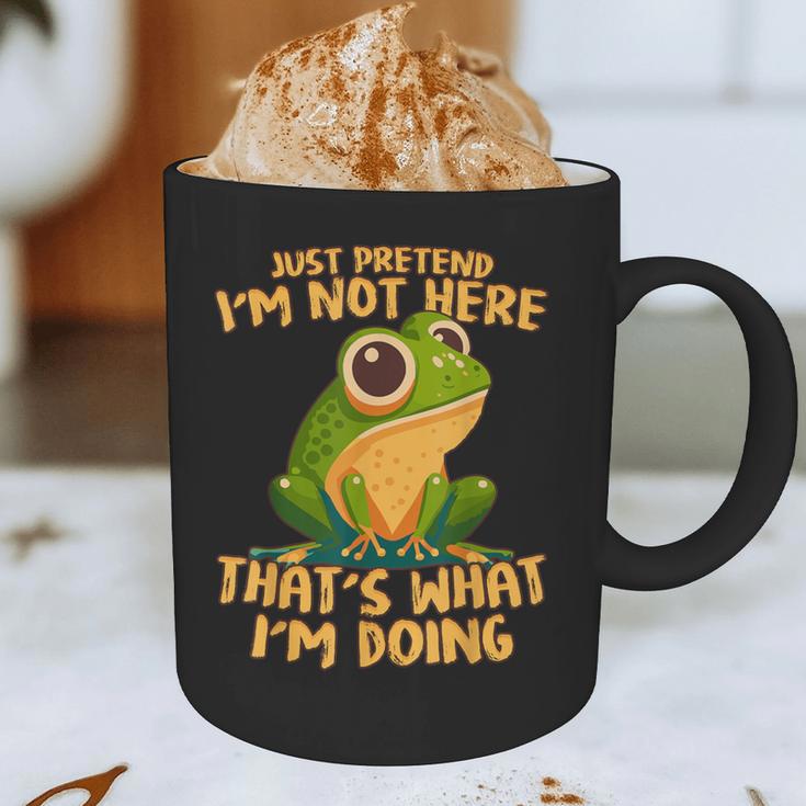 Introverts Thats What Im Doing Just Pretends Graphic Print Coffee Mug