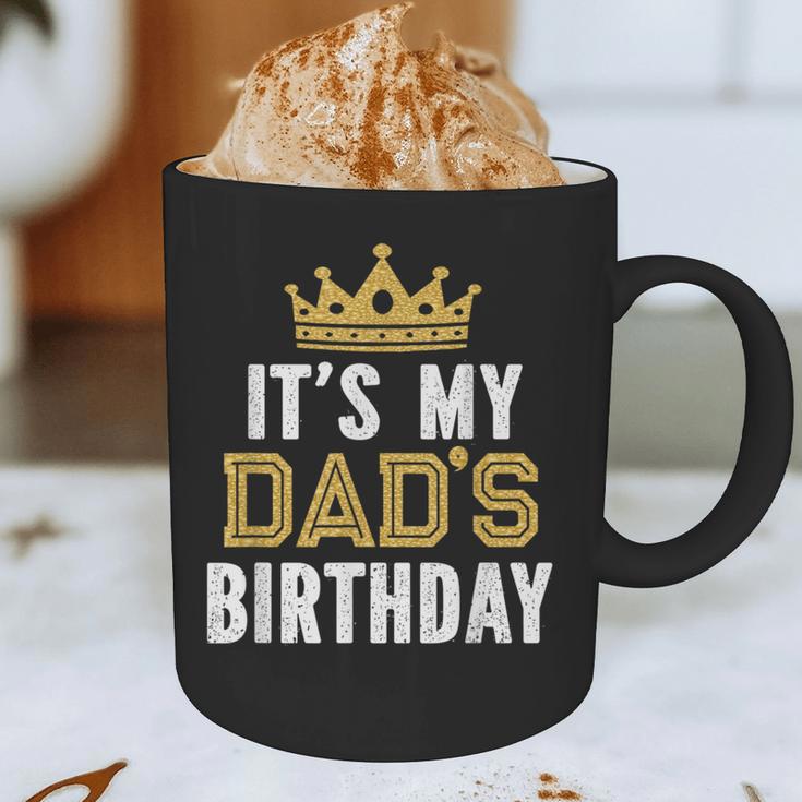 It's My Dad's Birthday Party Family Matching Small Graphic Print Coffee Mug