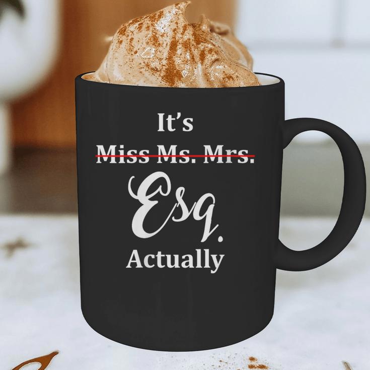 Its Esq Actually Female Lawyer Graduation Pass The Bar Exam Graphic Print Coffee Mug