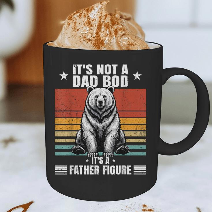 It's Not A Dad Bod It's Father Figure Bear Vintage Graphic Print Coffee Mug