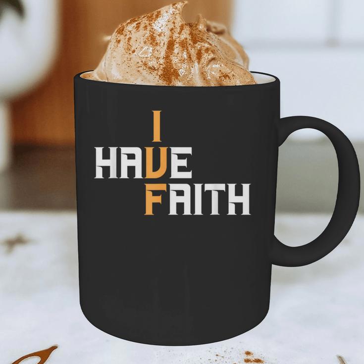 IVF I Have Faith IVF Mom IVF Dad Transfer Day Graphic Print Coffee Mug