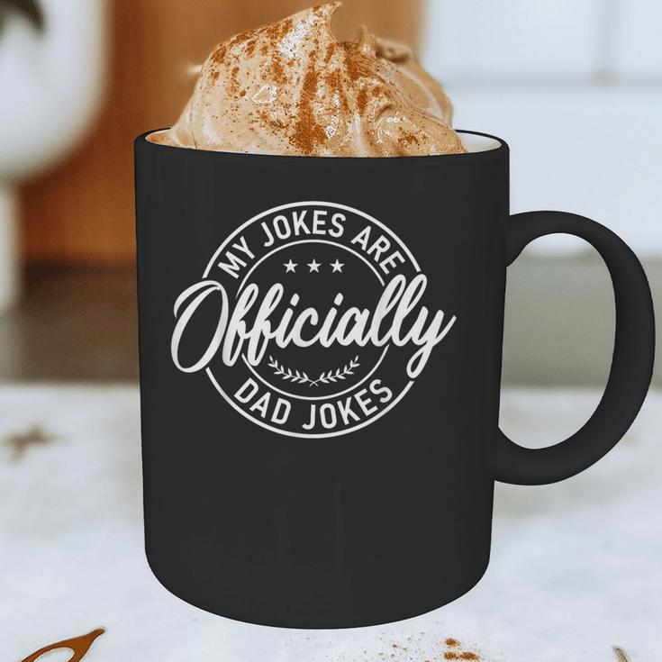 My Jokes Are Officially Dad Jokes Father's Day Graphic Print Coffee Mug