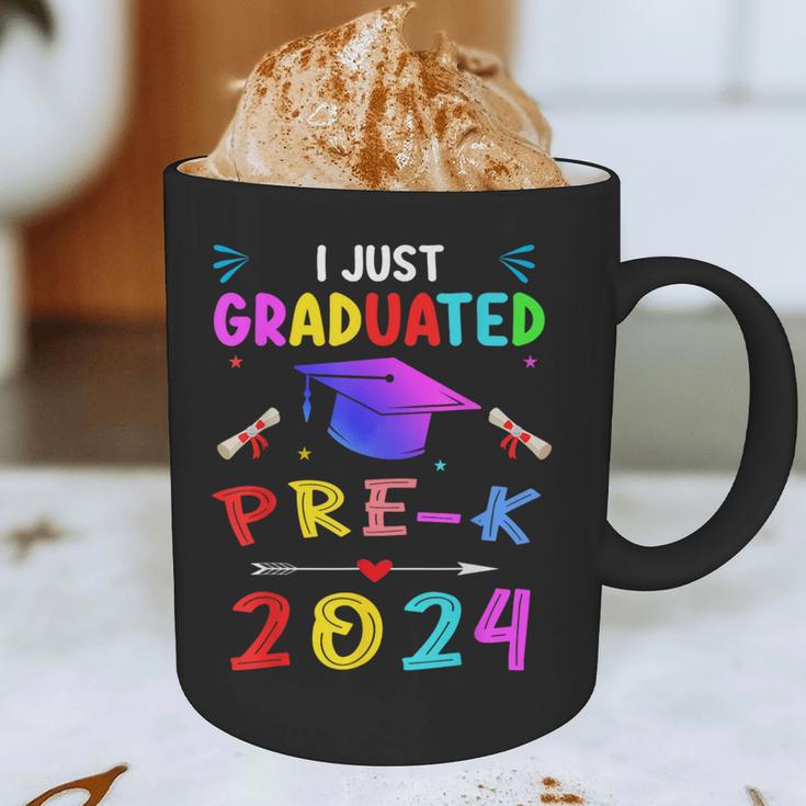 I Just Graduated Pre k Graduation 2024 Pre-Kindergarten Graphic Print Coffee Mug