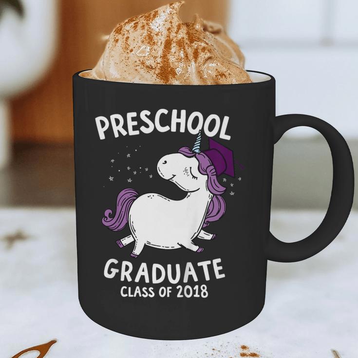Kids Class Of 2018 Unicorn Preschool Graduation For Girls Graphic Print Coffee Mug