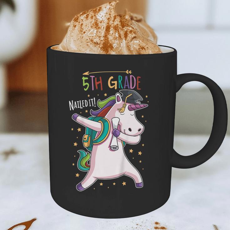 Kids Dabbing Unicorn Graduation 5th Grade Class Of 2019 Graphic Print Coffee Mug