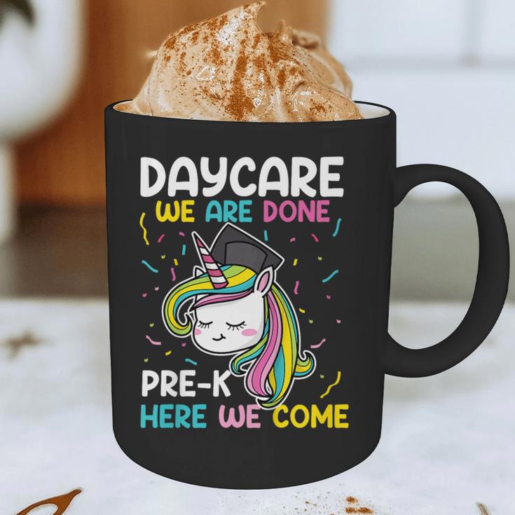 Kids Daycare Graduation Unicorn Last Day Of School Kids Graphic Print Coffee Mug