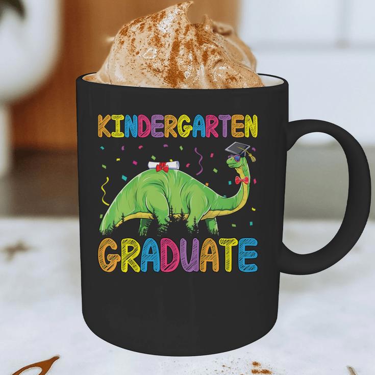 Kids Kindergarten Graduate Dinosaur Kindergarten Graduation Graphic Print Coffee Mug