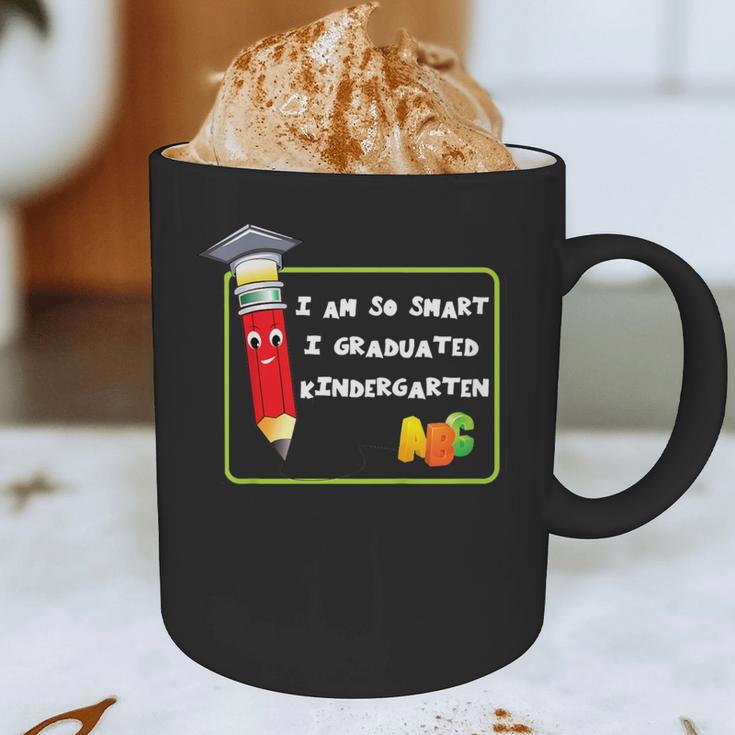 Kids Kindergarten Graduation Humor I'm So Smart I Graduated Graphic Print Coffee Mug