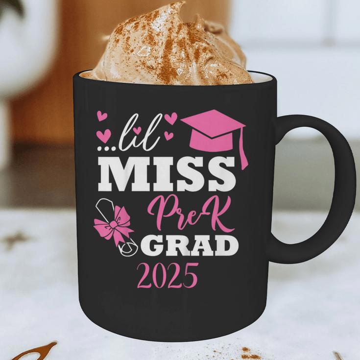 Kids Little Miss Pre-K Grad Preschool Prek Graduation 2025 Graphic Print Coffee Mug