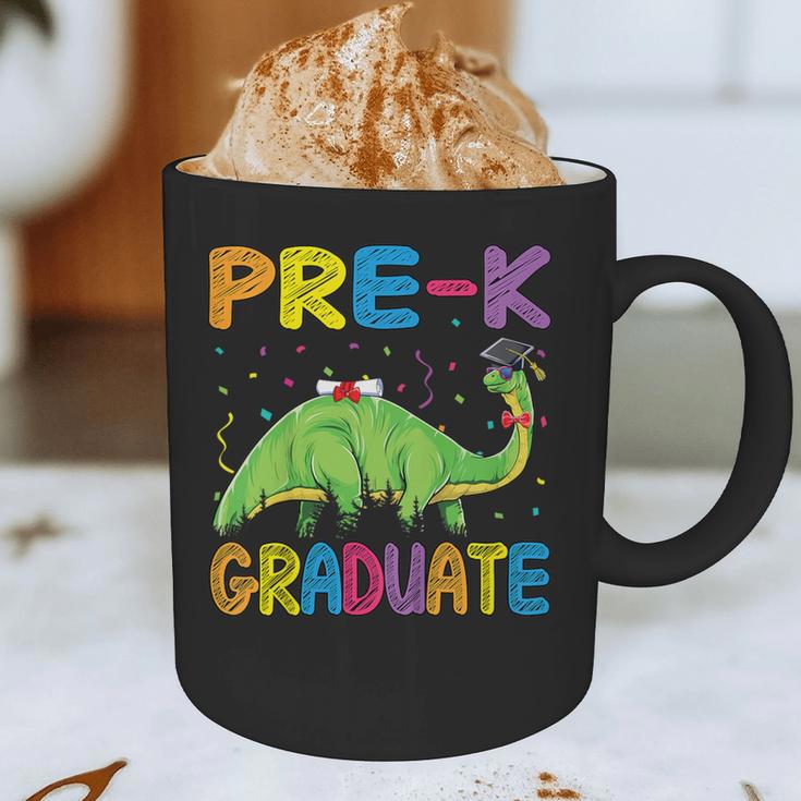 Kids Pre-K Graduate Brontosaurus Dino Pre Kindergarten Graduation Graphic Print Coffee Mug