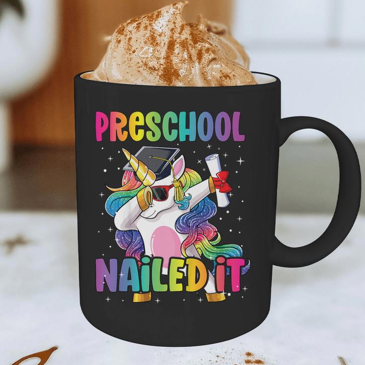 Kids Preschool Graduate Unicorn Nailed It Preschool Graduation Graphic Print Coffee Mug