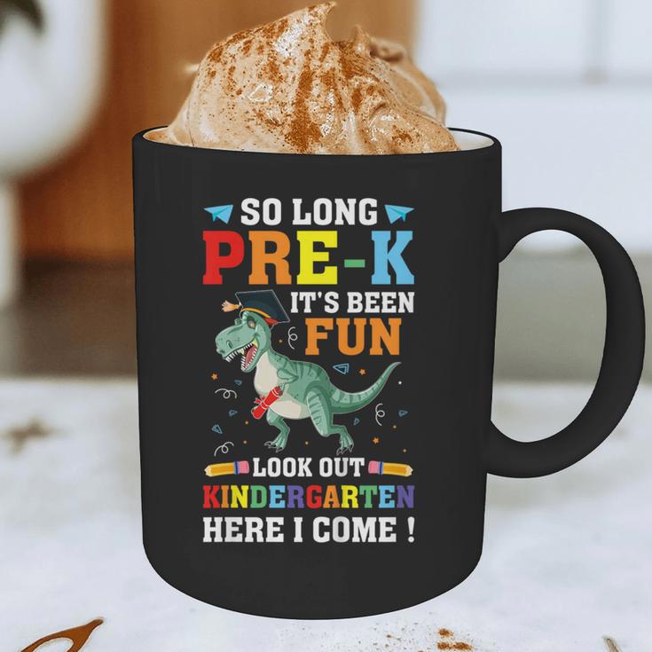Kids So Long Pre-K Preschool Graduation Kindergarten Here I Come Graphic Print Coffee Mug