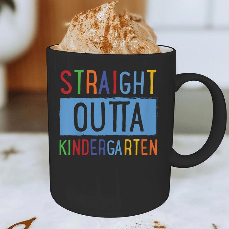 Kids STRAIGHT OUTTA KINDERGARTEN T-SHIRT FUNNY GRADUATION GIFT Graphic Print Coffee Mug
