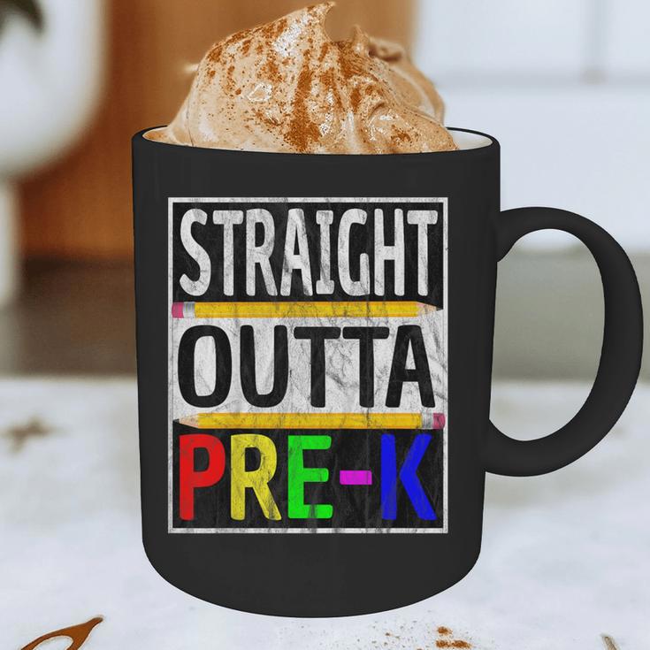 Kids Straight Outta Pre-K Graduation Graphic Print Coffee Mug