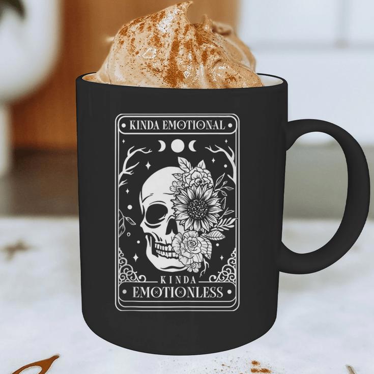 Kinda Emotional Kinda Emotionless Tarot Card Introvert Graphic Print Coffee Mug