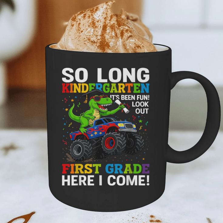 Kindergarten Graduate 2025 Kindergarten Graduation Dino Trex Graphic Print Coffee Mug