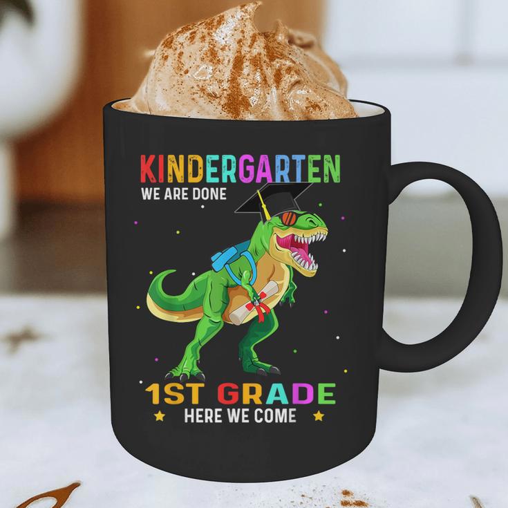 Kindergarten Graduation 1st Here We Come Class 2023 Dinosaur Graphic Print Coffee Mug