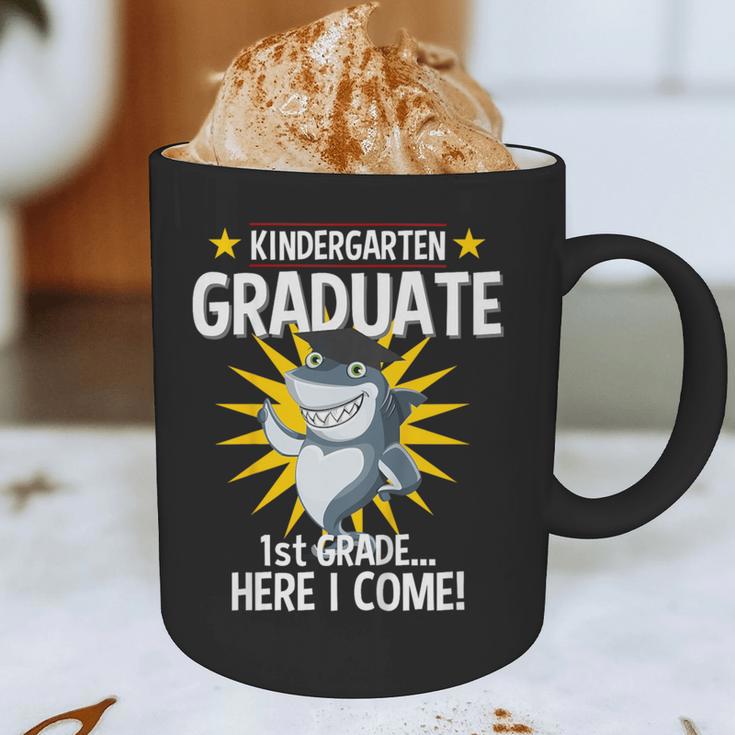 Kindergarten Graduation Shirts 2019 Shark Grad Toddler Graphic Print Coffee Mug