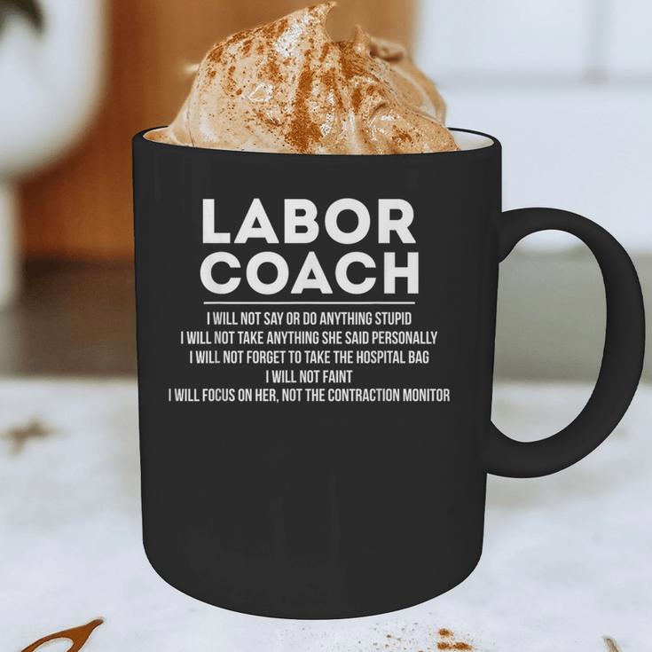 Labor Coach Delivery Checklist For New Dads Graphic Print Coffee Mug Labor Coach Delivery Checklist For New Dads Graphic Print Coffee Mug
