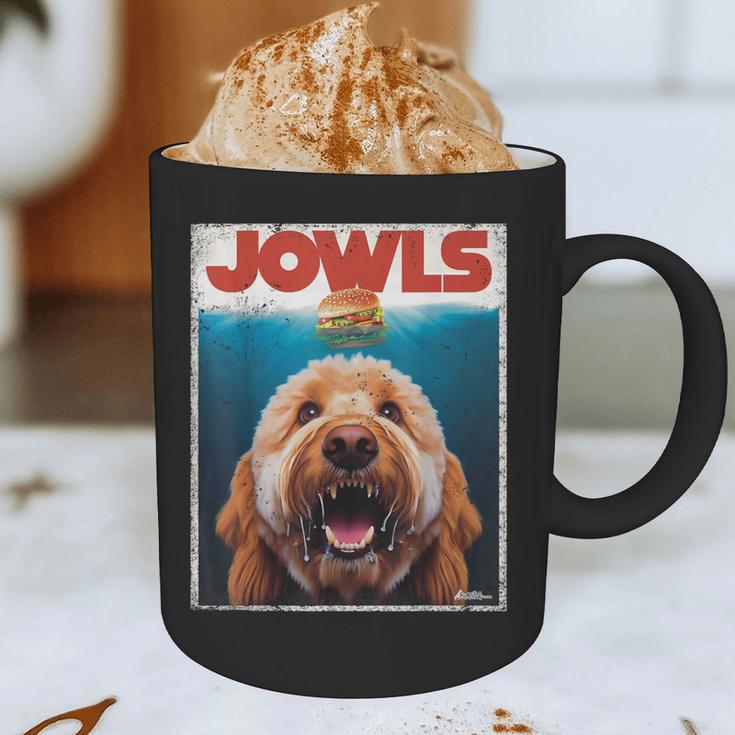 Labradoodle Jowls Tee Fawn Lab Doodle Mom Top Dad Graphic Print Coffee Mug