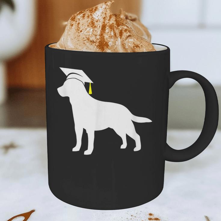 Labrador Retriever Graduation Dog Graduate For Men Women Kids Graphic Print Coffee Mug