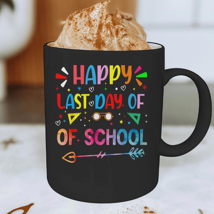 Last Day Of School Tie Dye School Graduation Summer Teacher Graphic Print Coffee Mug