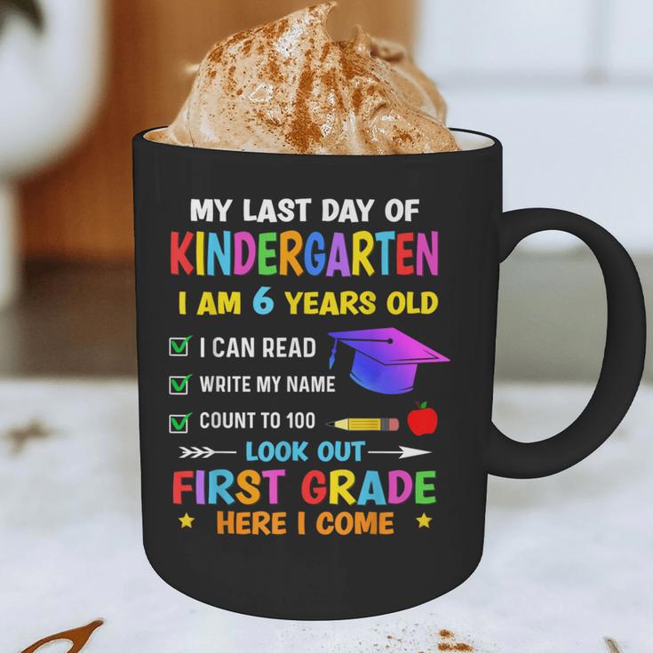 Last Days Of Kindergarten Graduation 2025 Graduate Boys Girl Graphic Print Coffee Mug