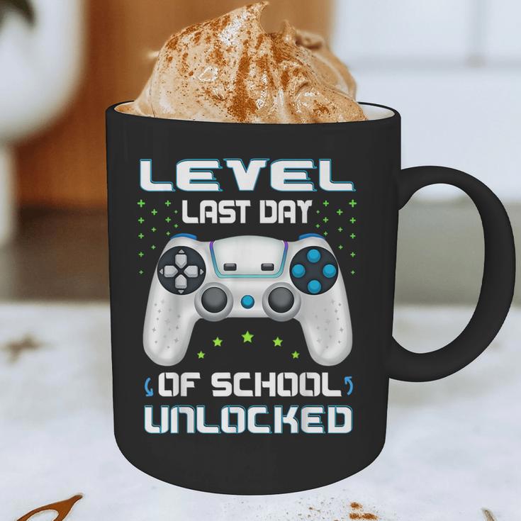 Last Days Of School Graduation Kindergarten Gamer Boys Kids Graphic Print Coffee Mug