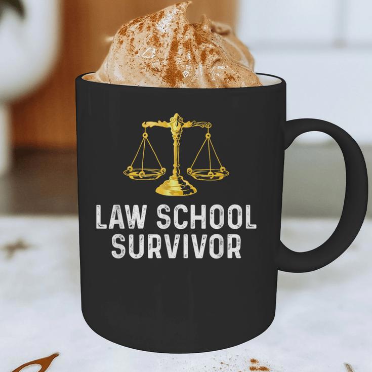 Law School Survivor Humor Law School Graduation Quote Graphic Print Coffee Mug