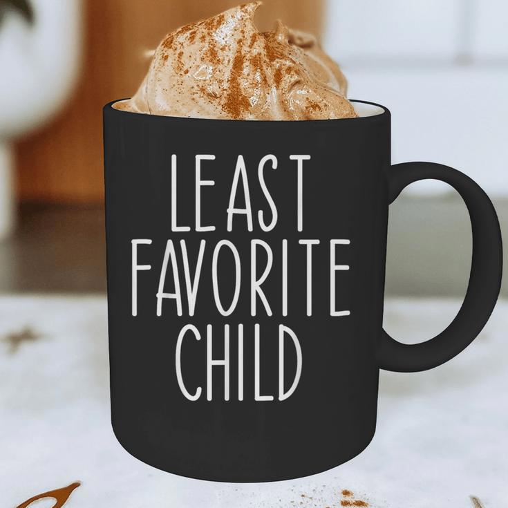 Least Favorite Child Mom Dad Son Graphic Print Coffee Mug Least Favorite Child Mom Dad Son Graphic Print Coffee Mug