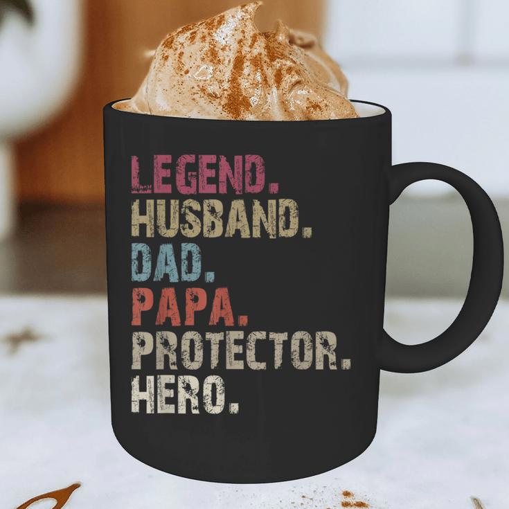 Legend Husband Dad Papa Protector Hero For Dad Graphic Print Coffee Mug