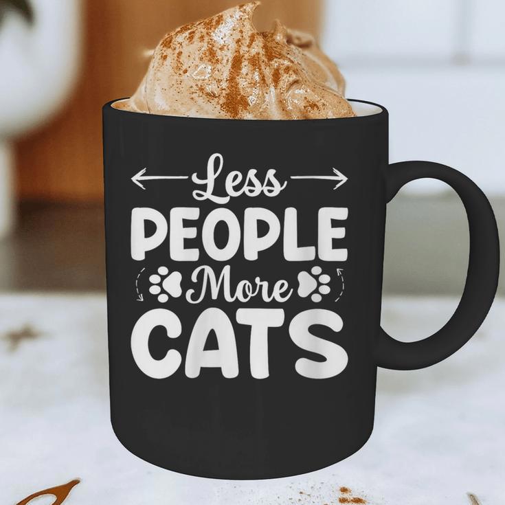 Less People More Cats Introvert's Dream Tee Graphic Print Coffee Mug Less People More Cats Introvert's Dream Tee Graphic Print Coffee Mug
