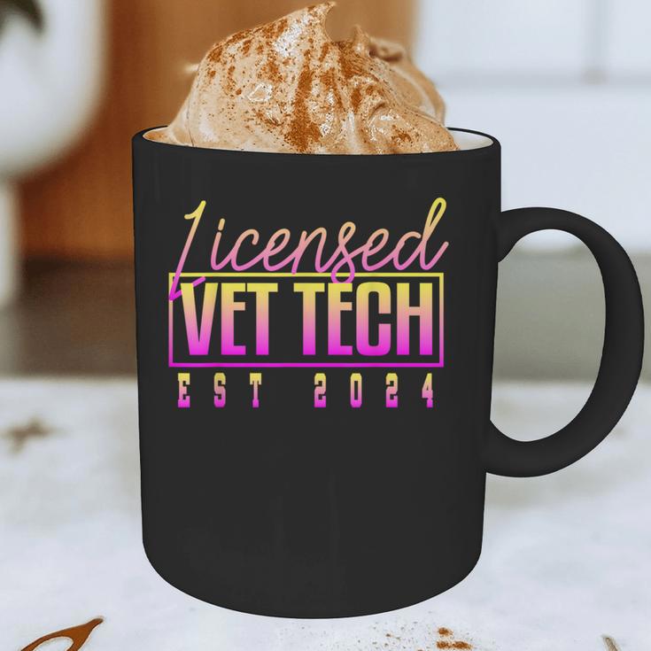 Licensed Vet Tech Veterinary Technician Graduation 2024 Graphic Print Coffee Mug
