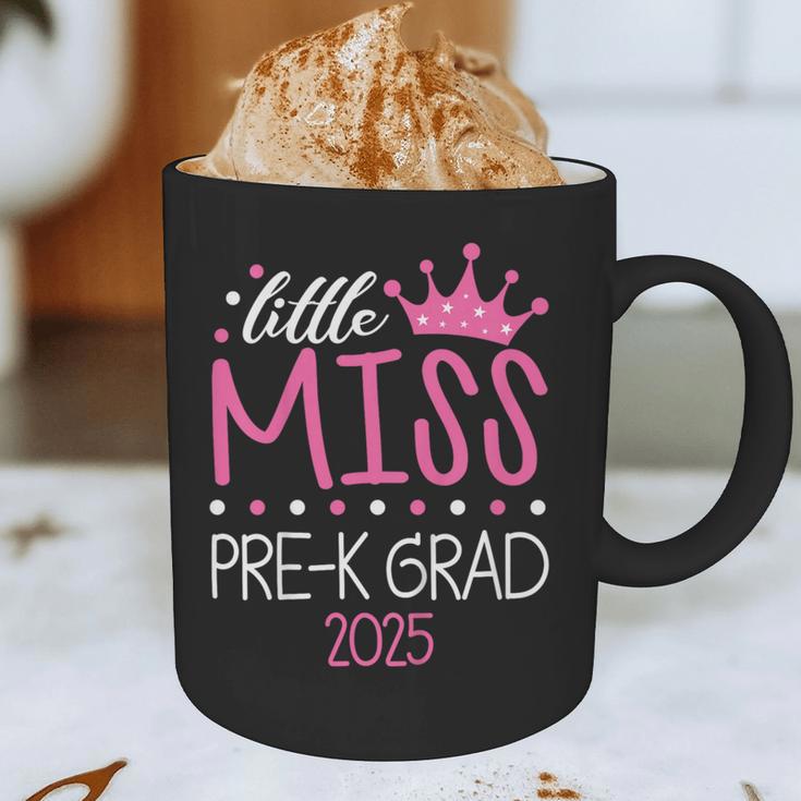Little Miss Pre-K Grad Preschool Prek Graduation 2025 Graphic Print Coffee Mug