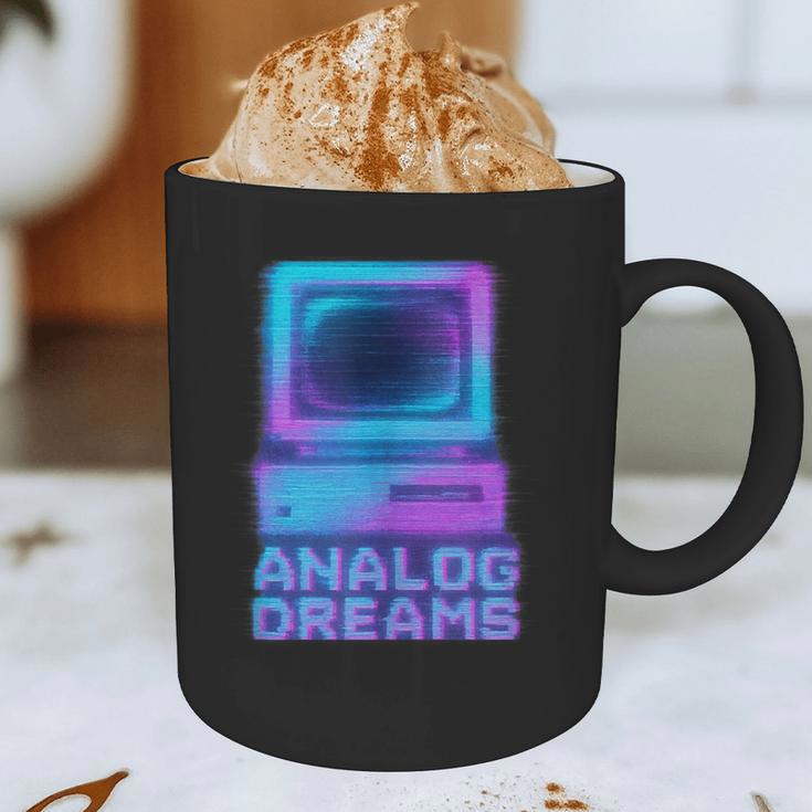 Lofi Reverie Analog Dreams Pixel 90s Desktop VHS Nostalgia Graphic Print Coffee Mug
