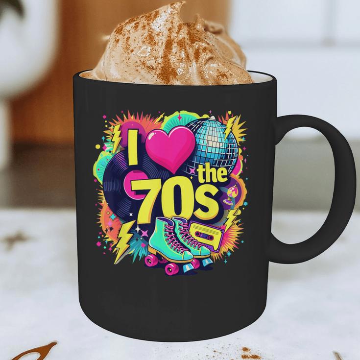 I Love The 70s Retro Cassette Roller Vinyl Nostalgia Vibes Graphic Print Coffee Mug I Love The 70s Retro Cassette Roller Vinyl Nostalgia Vibes Graphic Print Coffee Mug