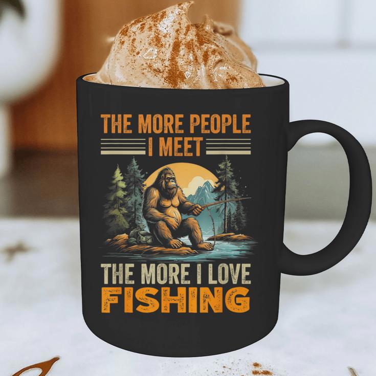 I Love Fishing Bigfoot Fisherman Introvert Sarcastic Graphic Print Coffee Mug I Love Fishing Bigfoot Fisherman Introvert Sarcastic Graphic Print Coffee Mug