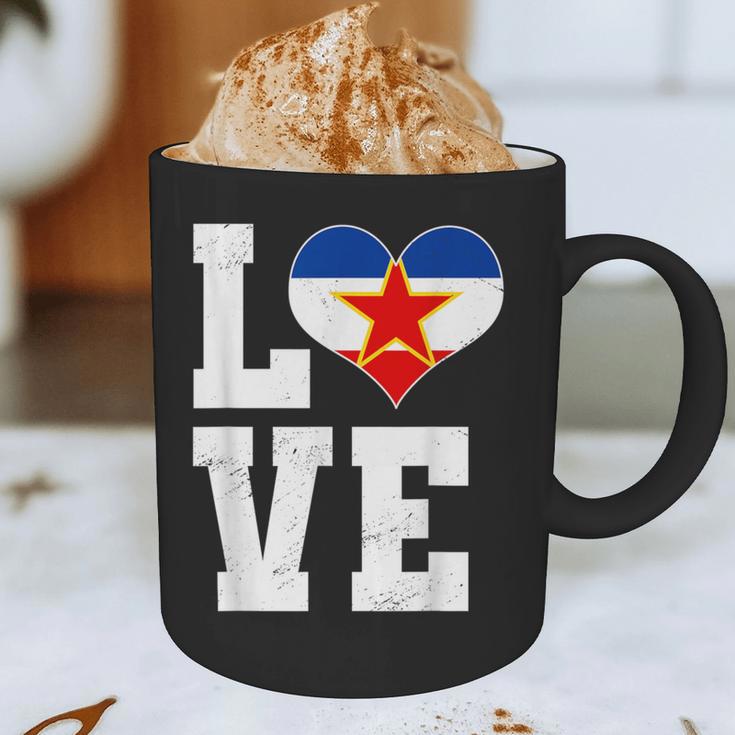 Love Yugoslavia Proud Yugoslav Nostalgia Graphic Print Coffee Mug