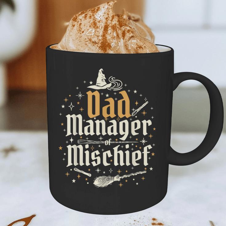Magical Dad Manager Of Mischief Birthday Boys Girls Graphic Print Coffee Mug
