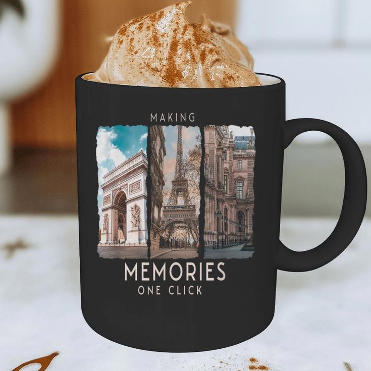 Making Memories In Paris Photo Nostalgia Travel Humor Graphic Print Coffee Mug Making Memories In Paris Photo Nostalgia Travel Humor Graphic Print Coffee Mug