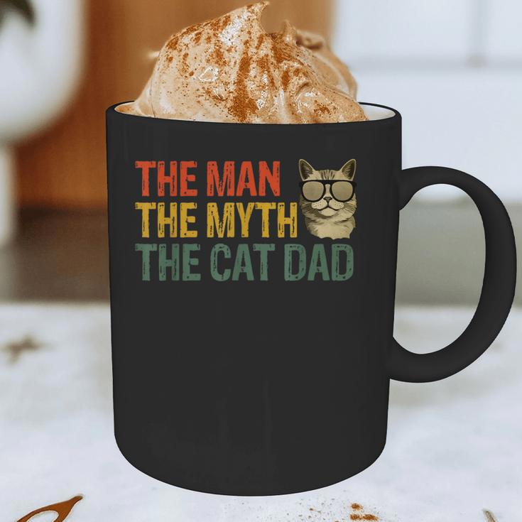 The Man The Myth The Cat Dad Cat Daddy Vintage Graphic Print Coffee Mug The Man The Myth The Cat Dad Cat Daddy Vintage Graphic Print Coffee Mug