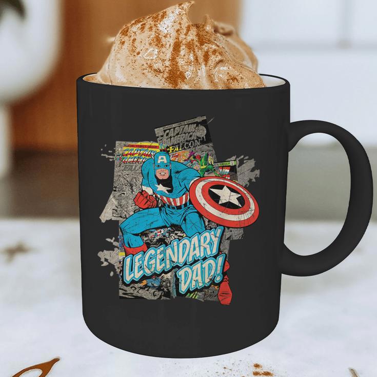 Marvel Captain America Legendary Dad Father's Day Graphic Print Coffee Mug Marvel Captain America Legendary Dad Father's Day Graphic Print Coffee Mug