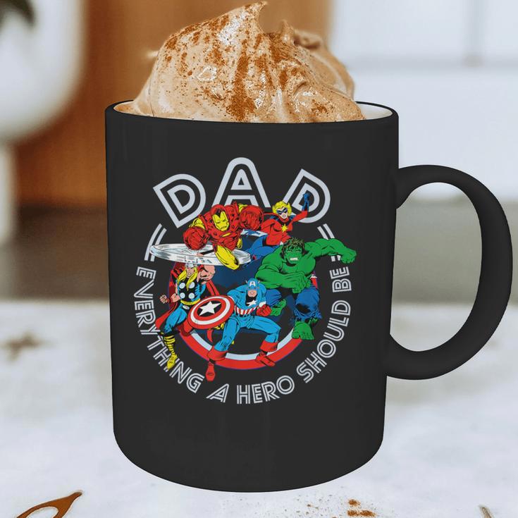 Marvel Comics Retro Classic Father's Day Avengers Hero Dad Graphic Print Coffee Mug