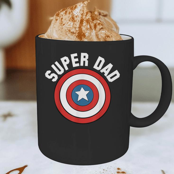Marvel Father's Day Super Dad Captain America Shield Graphic Print Coffee Mug Marvel Father's Day Super Dad Captain America Shield Graphic Print Coffee Mug