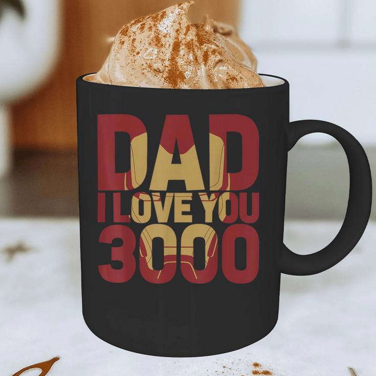 Marvel Iron Man Dad I Love You 3000 Text Fill Father's Day Small Graphic Print Coffee Mug